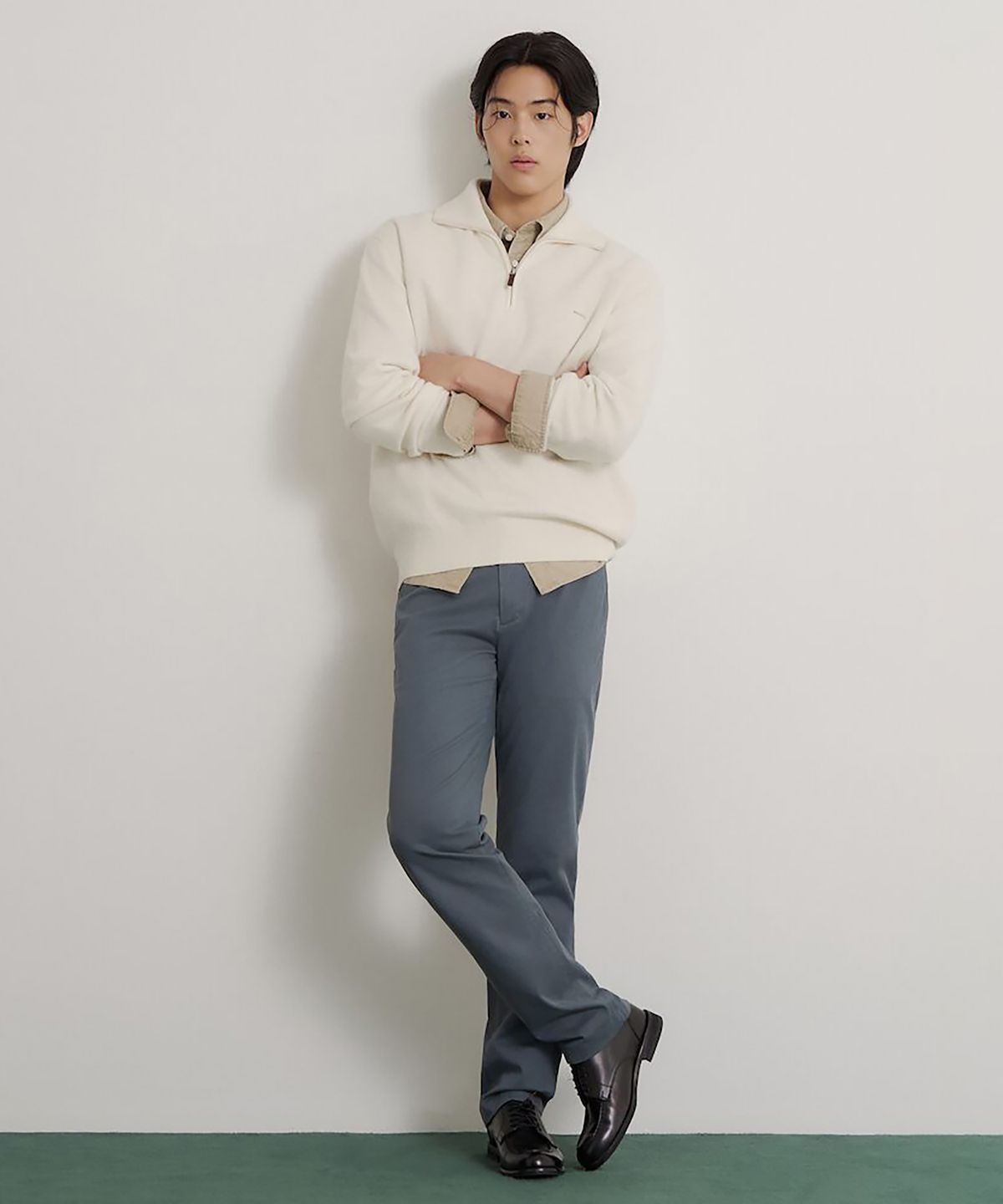 빈폴 멘(BEANPOLE MEN) [Essential] 클래식핏 치노 팬츠  그레이