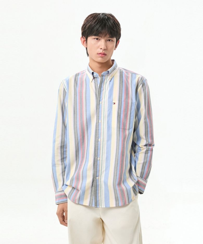 [Regular fit] 헤리티지 옥스포드 멀티 스트라이프 셔츠 (T12G7WSH520MT10A4)
