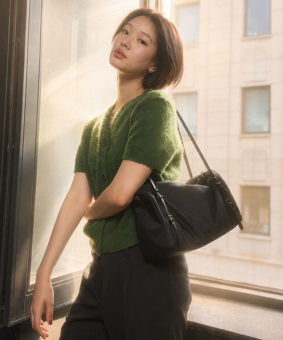 찰스앤키스(CHARLES & KEITH) 레비 나일론 숄더백 2colors CK2-20151614