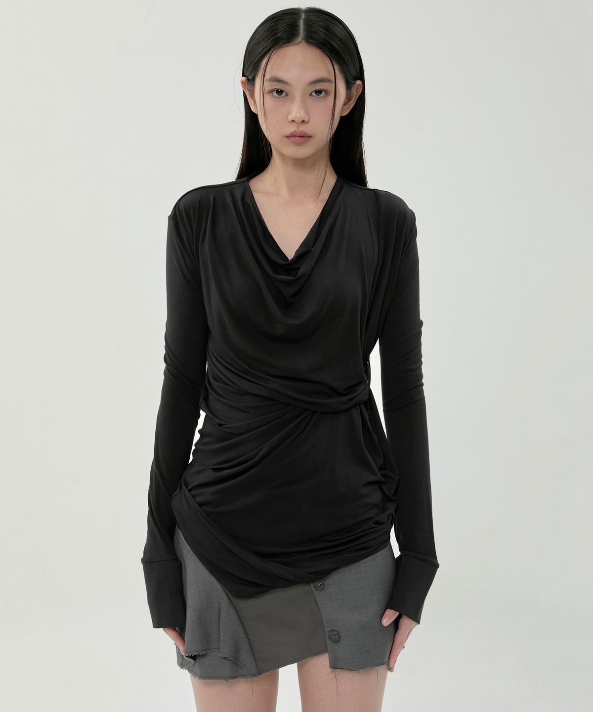 플레어업(FLAREUP) Miya Long Sleeve (FL-195_Black)