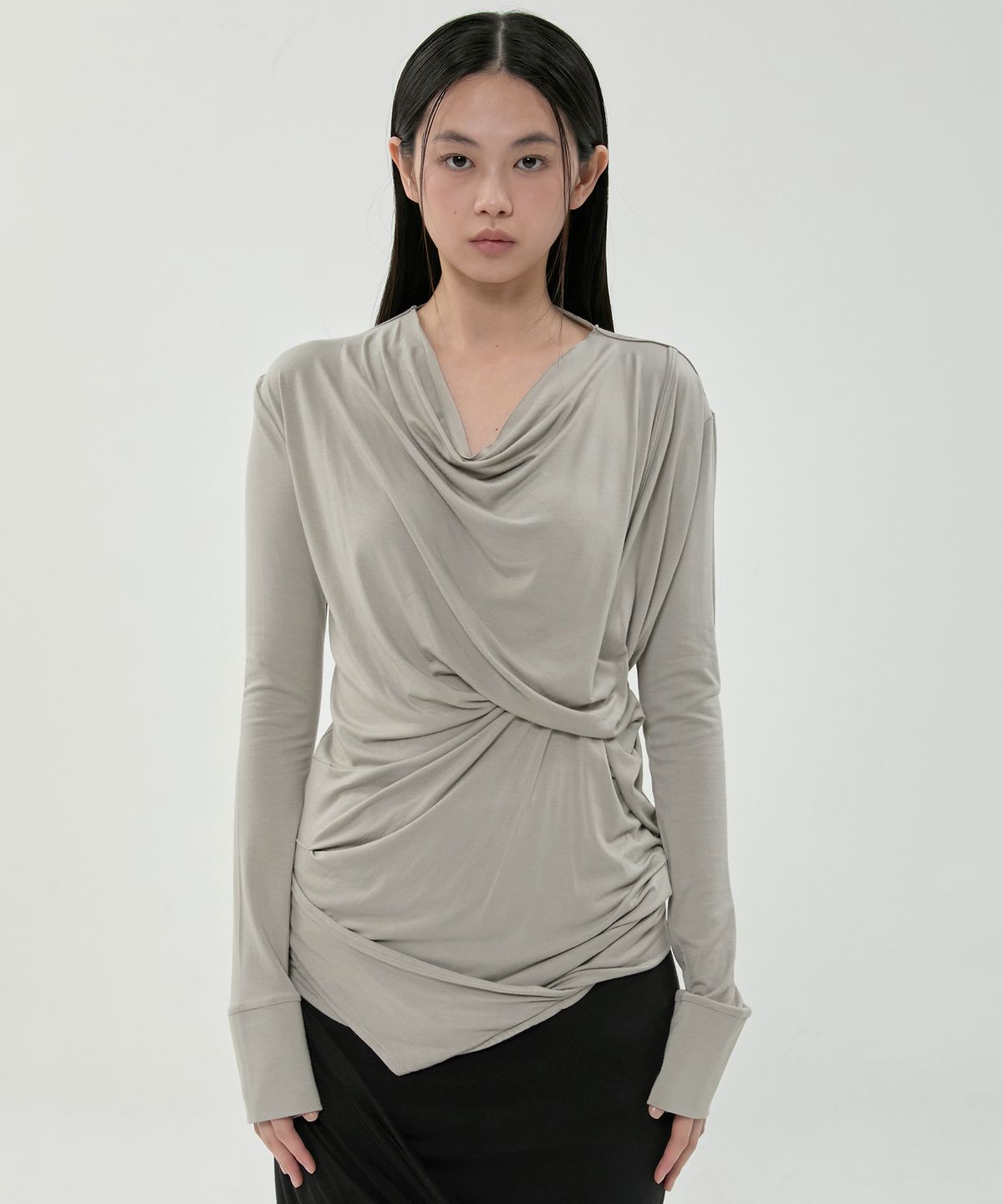 플레어업(FLAREUP) Miya Long Sleeve (FL-195_Ash Beige)