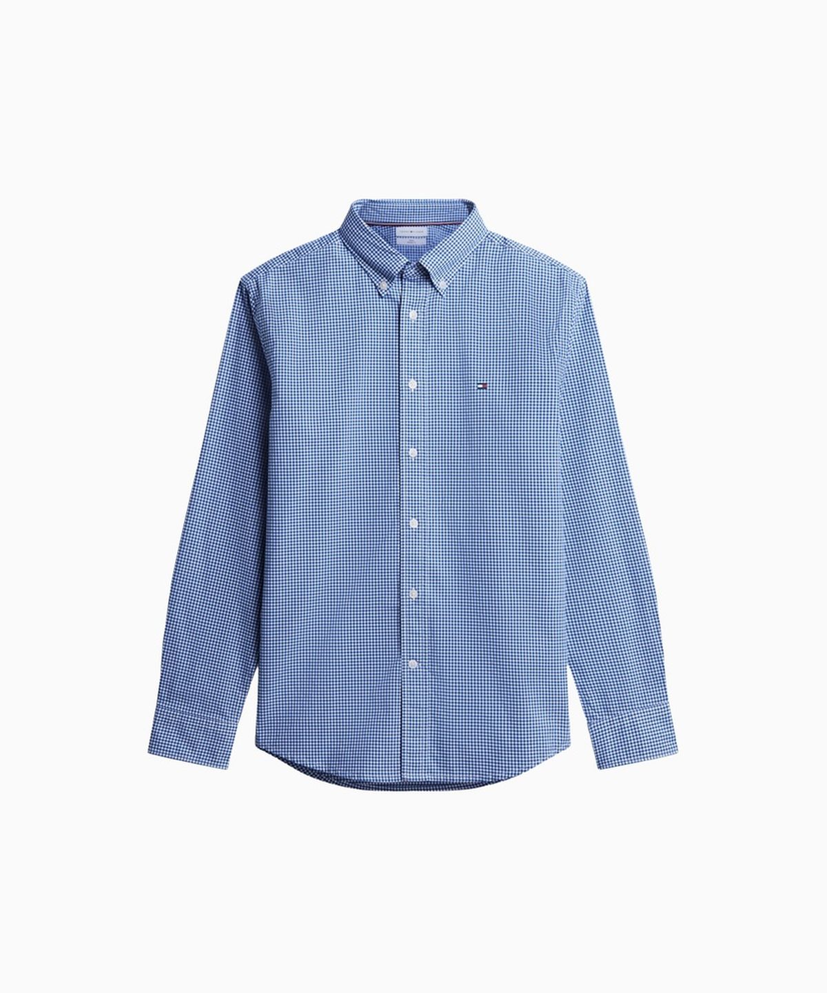 타미힐피거(TOMMY HILFIGER) [Regular fit] 레귤러 핏 플렉스 포플린 깅엄 셔츠 (T12G7WSH140MT10MT)