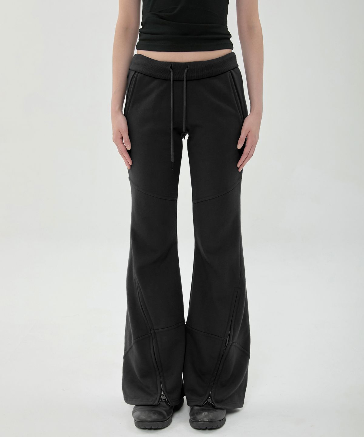 플레어업(FLAREUP) Nana Flared Sweatpants (FL-273_Black)