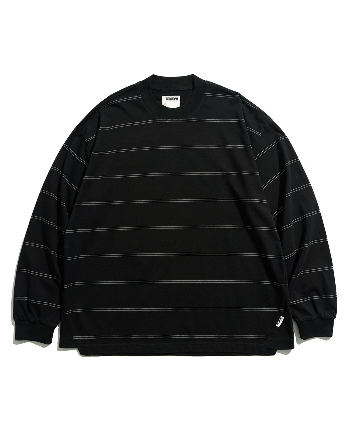 미드업데이트(MIDUPDATE) Pinstripe Oversized Long Sleeve