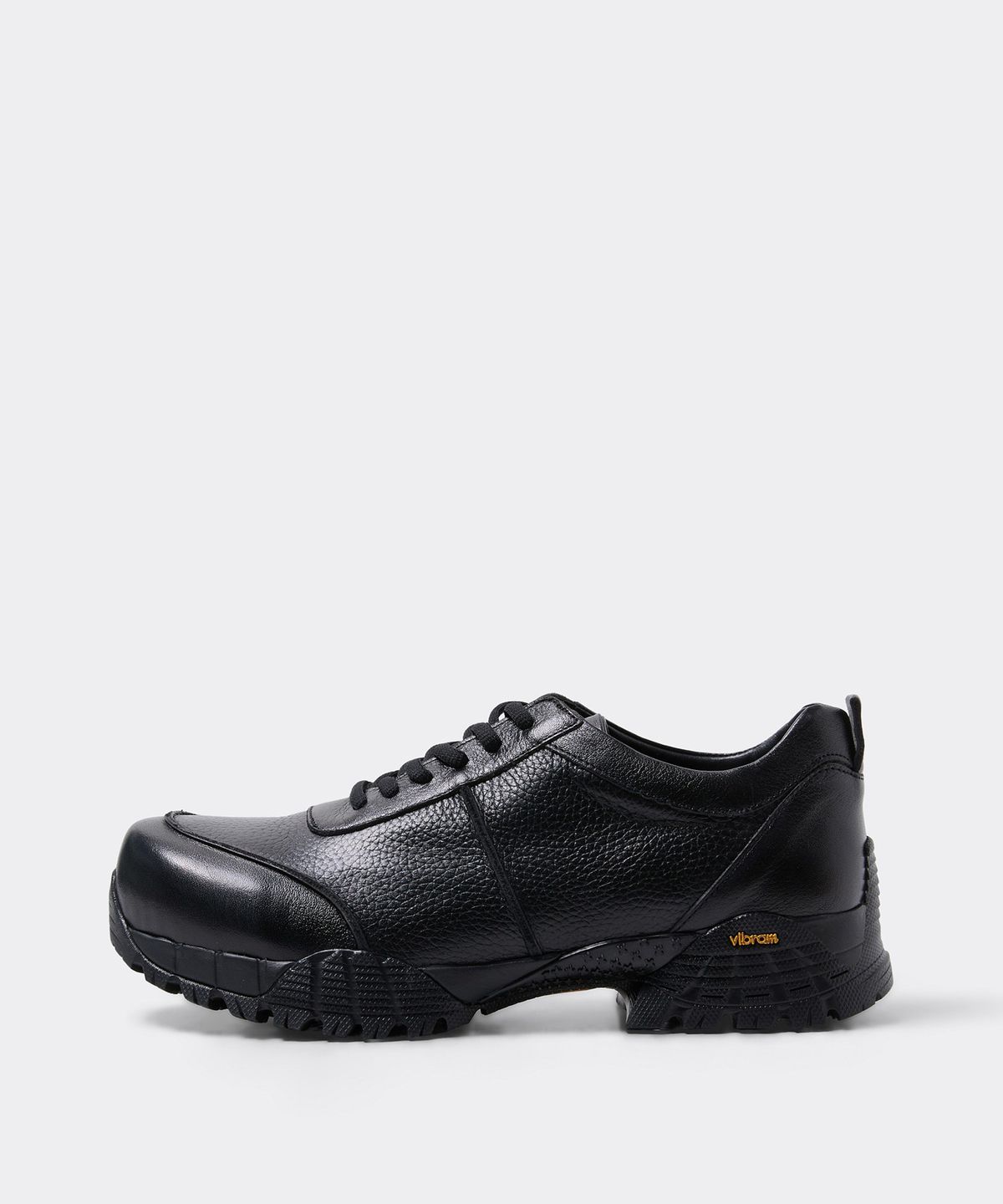 커스텀멜로우(CUSTOMELLOW) [customellow X YOWE] Black Leather Sneakers Uven2 CU4AX26992BKX
