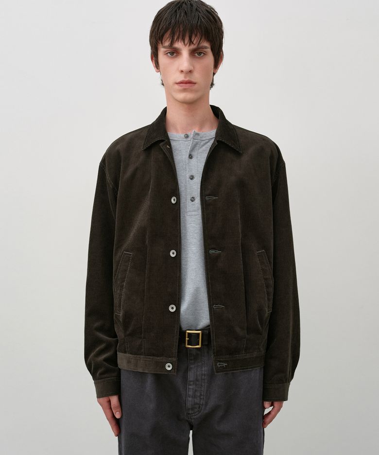 코듀로이 트러커 자켓 BROWN