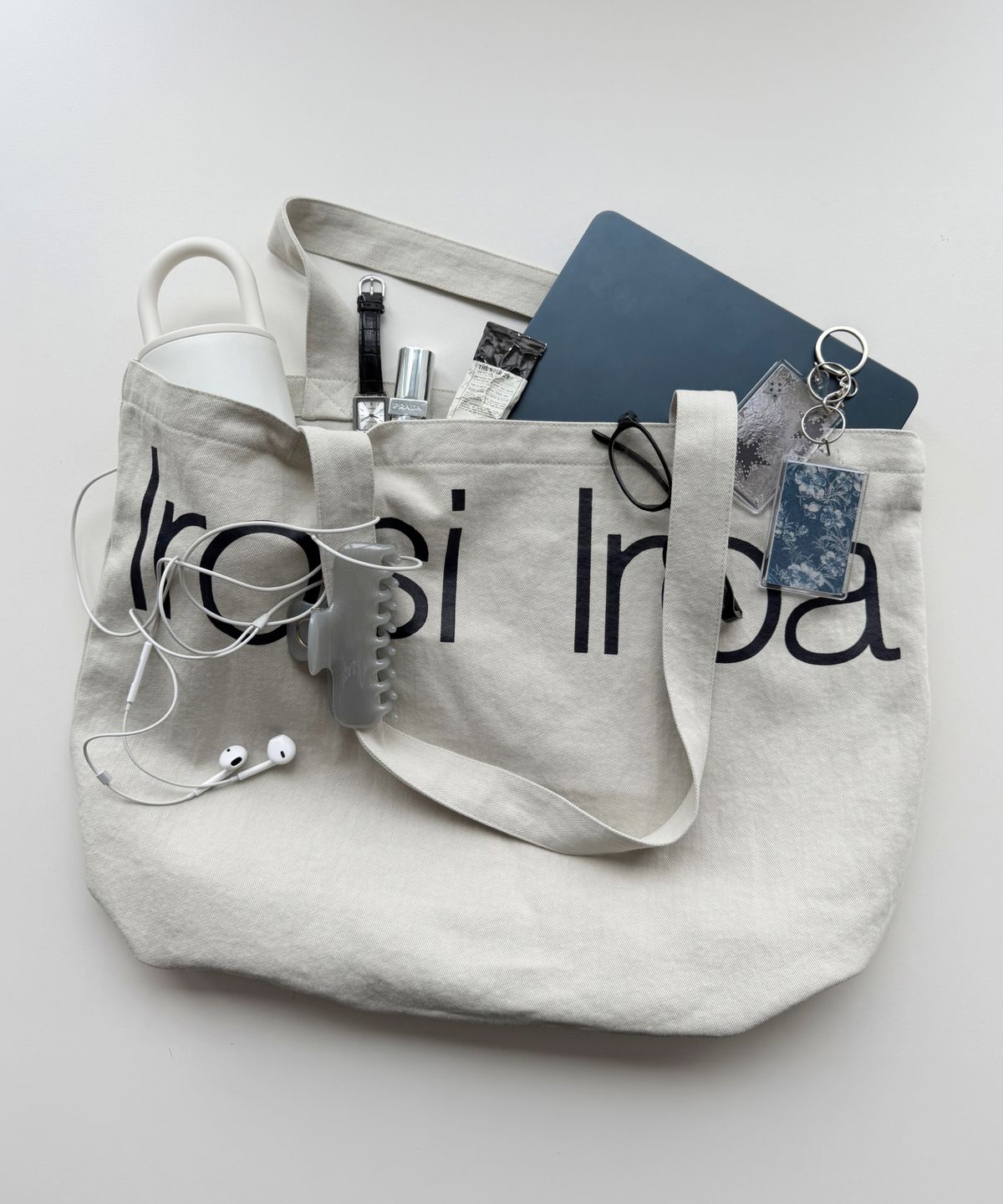 이로시 이로아(IROSI IROA) IR Classic Big Bag (Ivory)