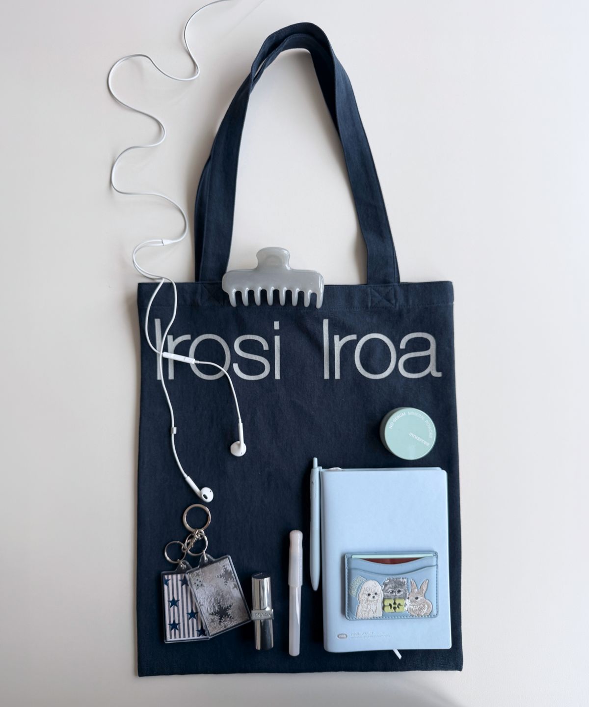 이로시 이로아(IROSI IROA) IR Classic Mini Bag (Navy)