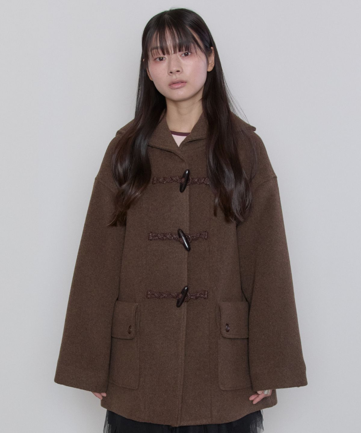 타입서비스(TYPESERVICE) Sailor Duffle Coat [Brown]