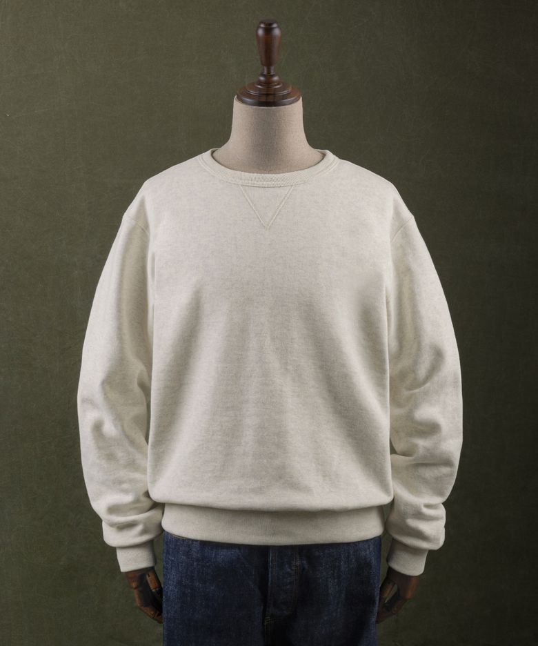 JAPANESE URAKE JERSEY TUBULAR SWEAT_1%OATMEAL