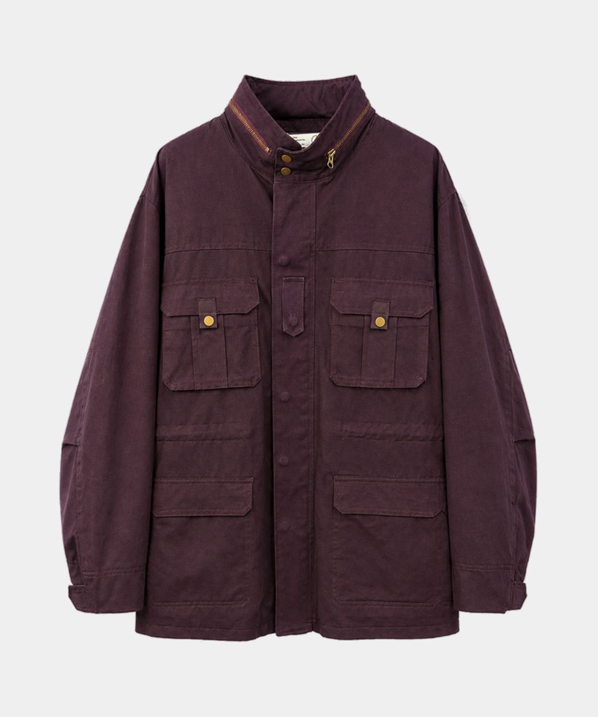 조우(CHOWOO) 모디파이드 M-65 6포켓 필드 자켓 (버건디)