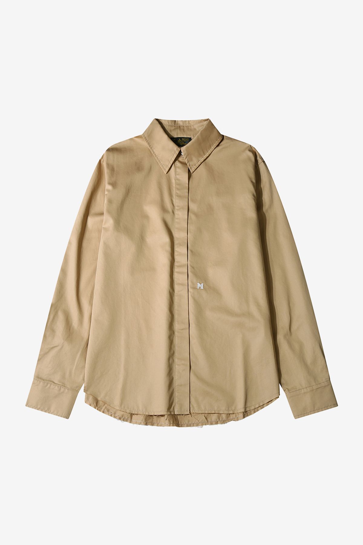 르몽생미셸(LE MONT ST MICHEL) CYBELA-OFFICE SHIRT_Camel
