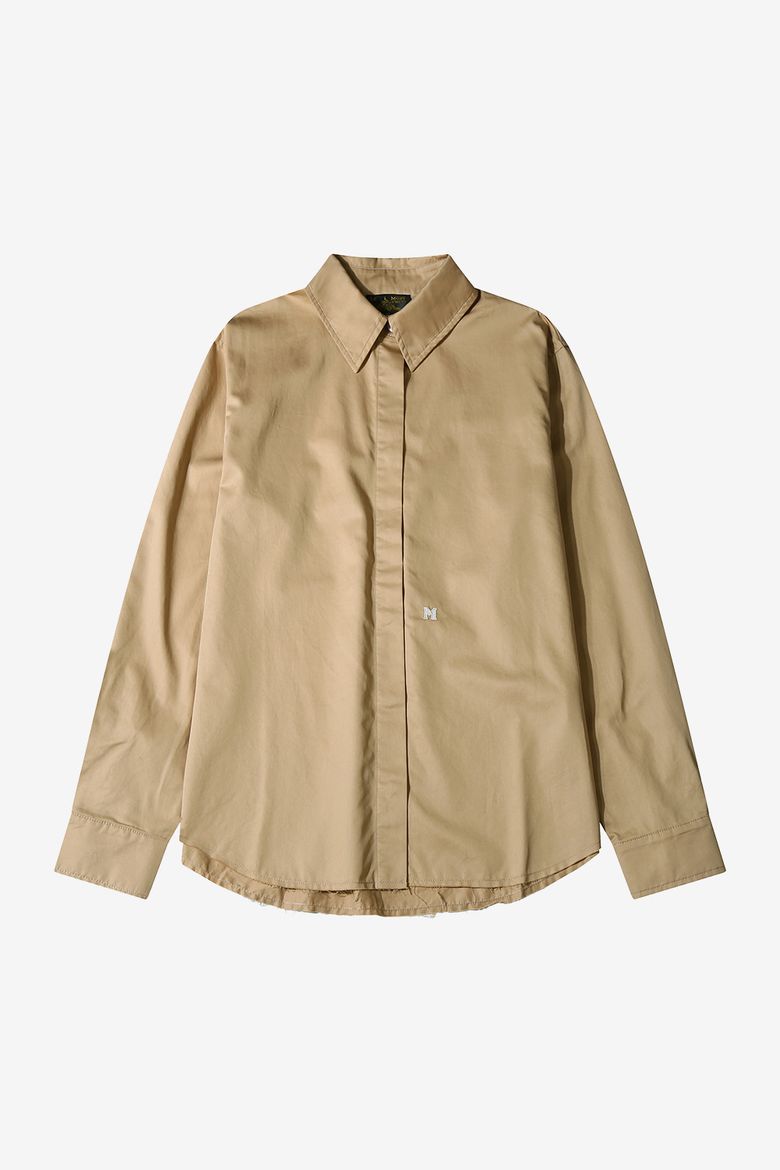 CYBELA-OFFICE SHIRT_Camel