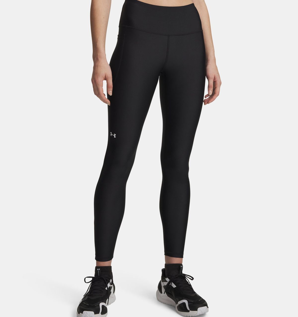 언더아머(UNDERARMOUR) 여성 HeatGear 노슬립 웨이스트밴드 풀사이즈 레깅스1365336-001