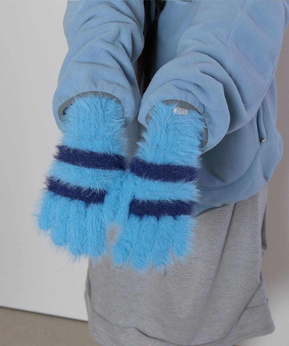 타입서비스(TYPESERVICE) Fuzzy Touch Gloves [Blue]