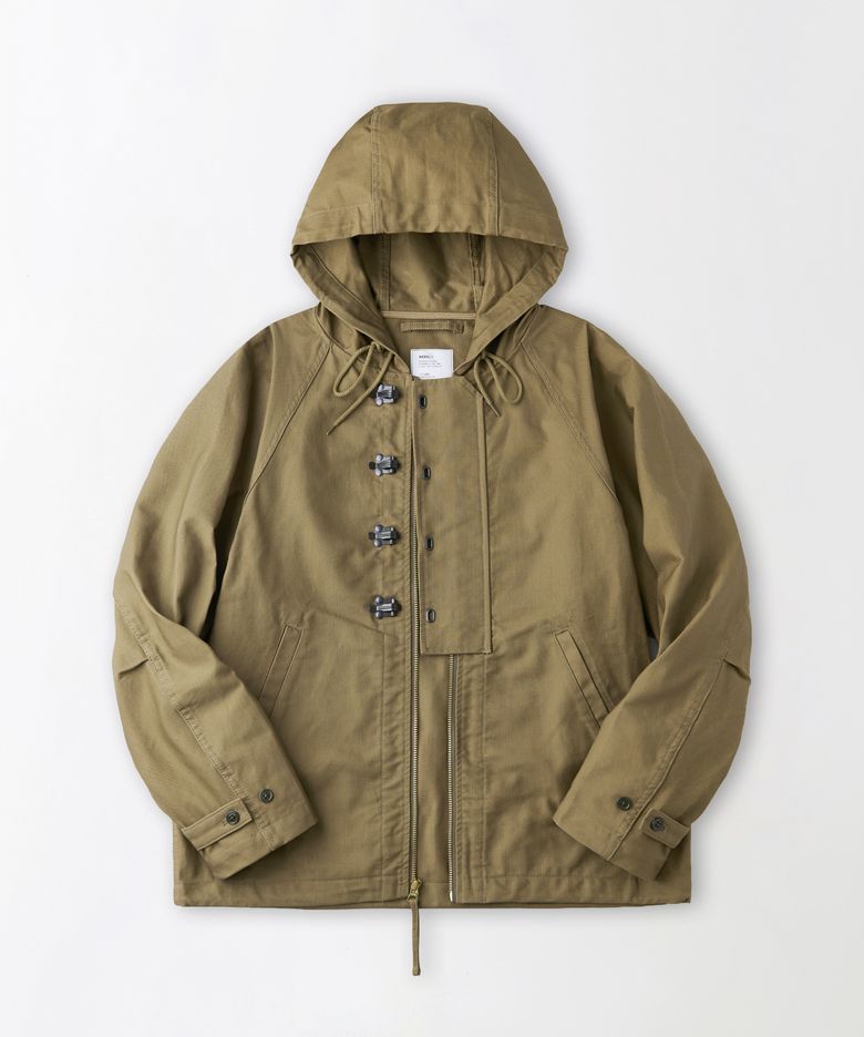 JUNGLE CLOTH DECK HOOD JACKET_KHAKI