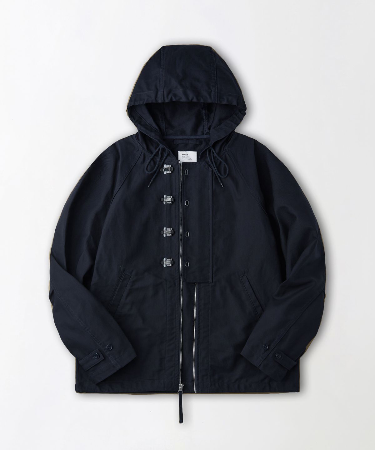아웃스탠딩(OUTSTANDING) JUNGLE CLOTH DECK HOOD JACKET_NAVY