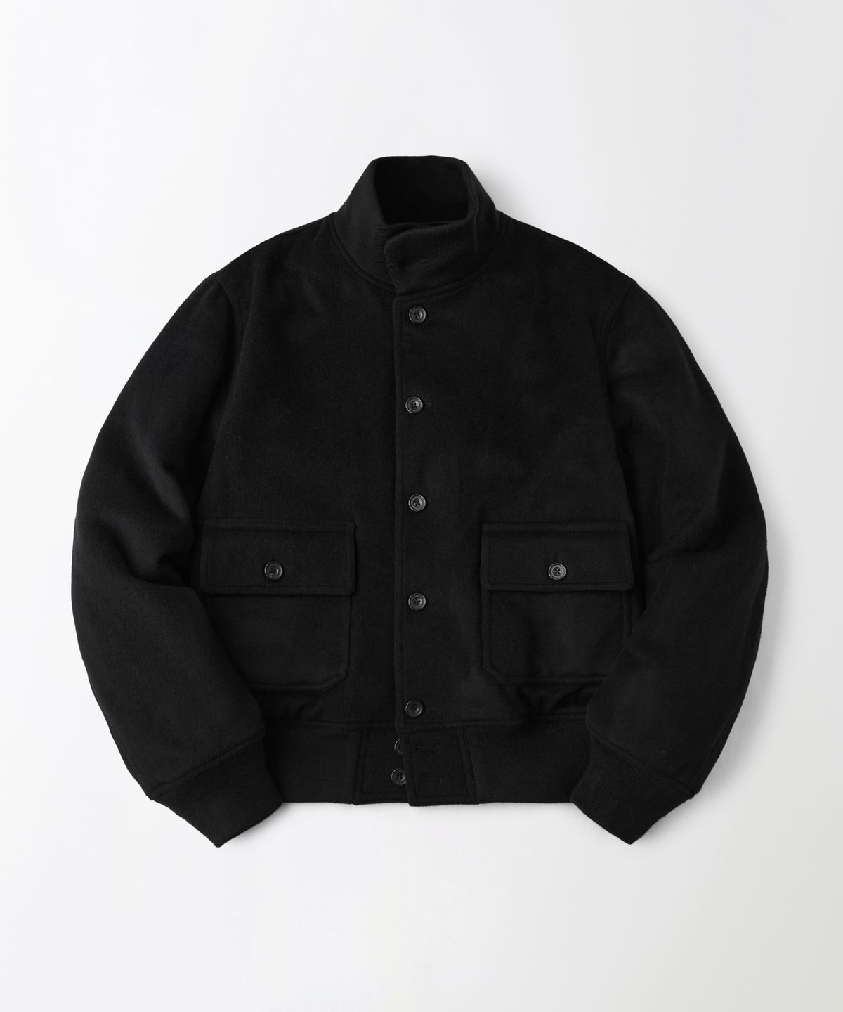 아웃스탠딩(OUTSTANDING) WOOL A-1 JACKET_BLACK