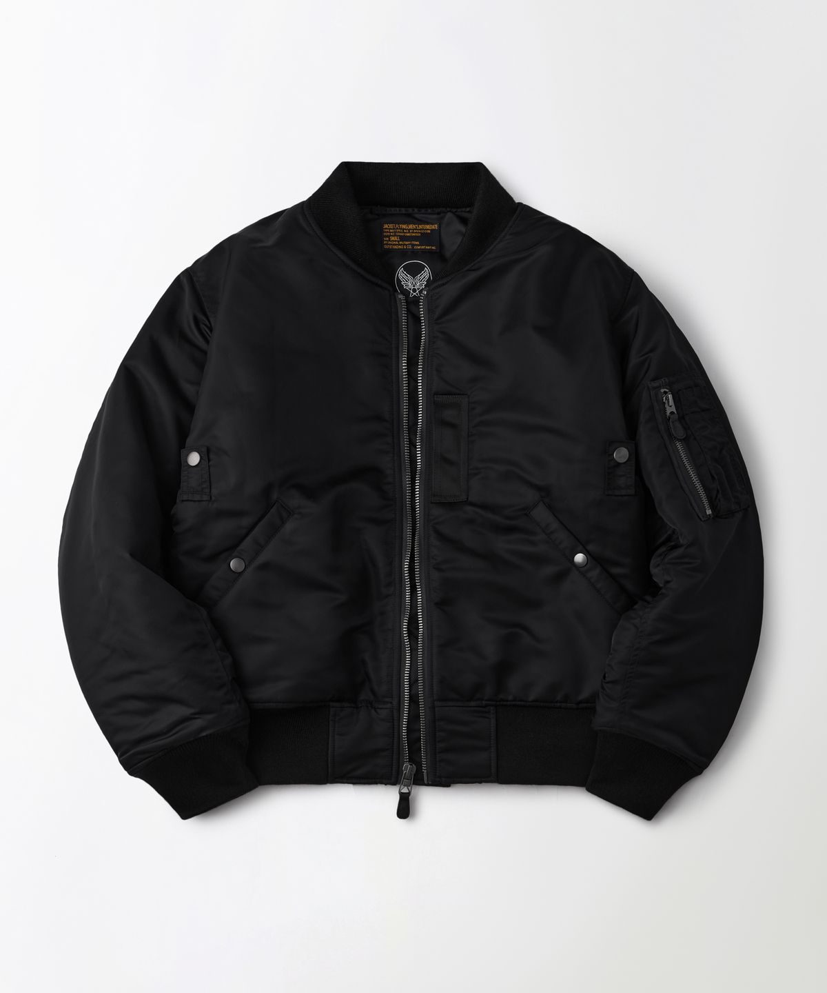 아웃스탠딩(OUTSTANDING) MA-1 FLIGHT JACKET(WOOL INSULATION)_BLACK