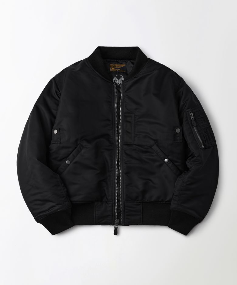 MA-1 FLIGHT JACKET(WOOL INSULATION)_BLACK
