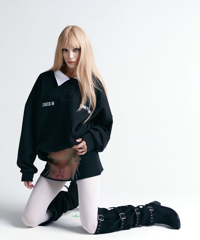 PK 미니 스커트_블랙