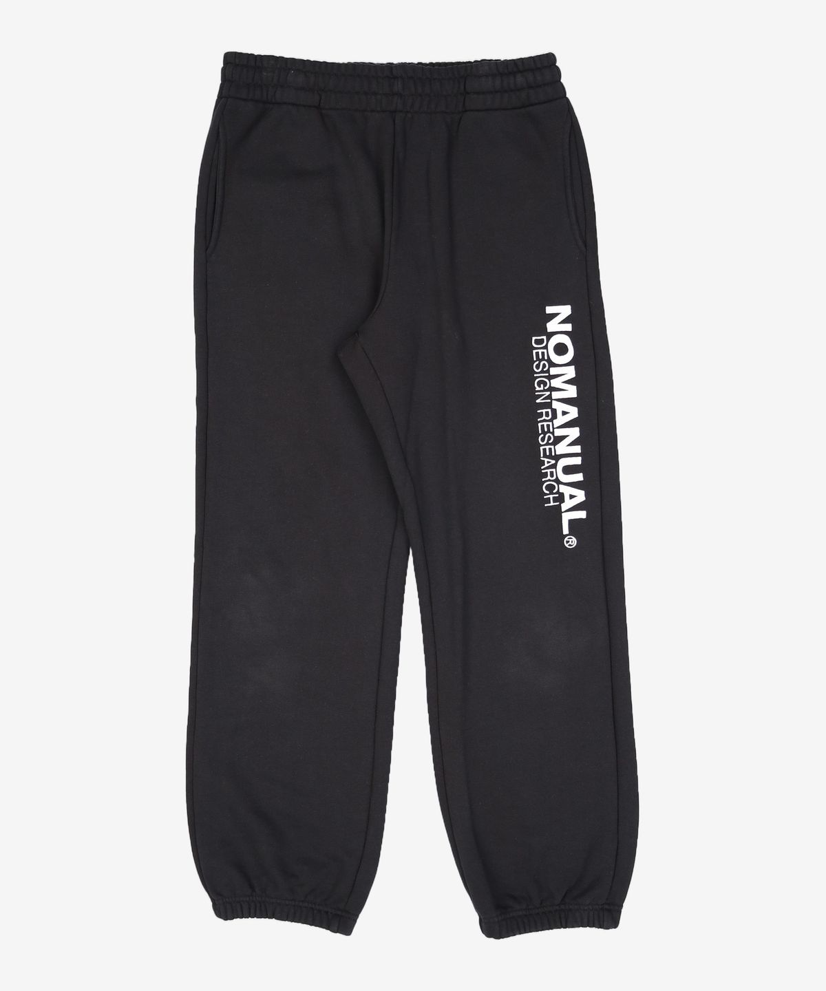 노매뉴얼(NOMANUAL) D.R LOGO SWEATPANTS - BLACK L