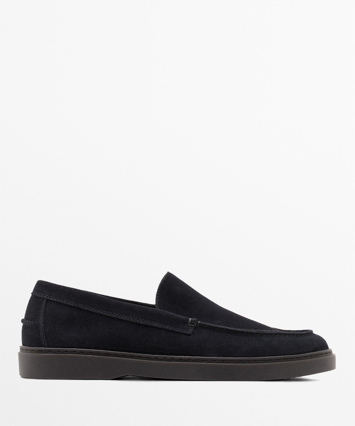 마시모두띠(MASSIMO DUTTI) 스플릿 스웨이드 모카신