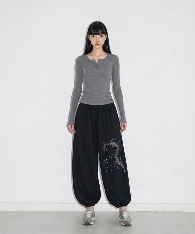 Future Wave Balloon Soft Pants (Black)