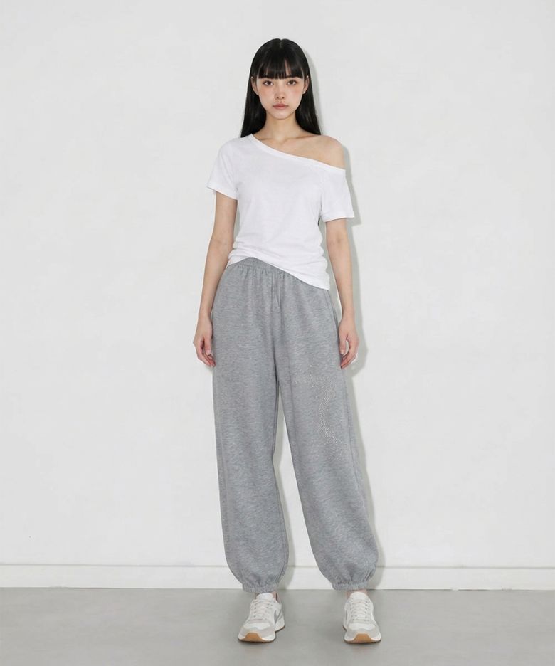 Future Wave Balloon Soft Pants (Melange Gray)