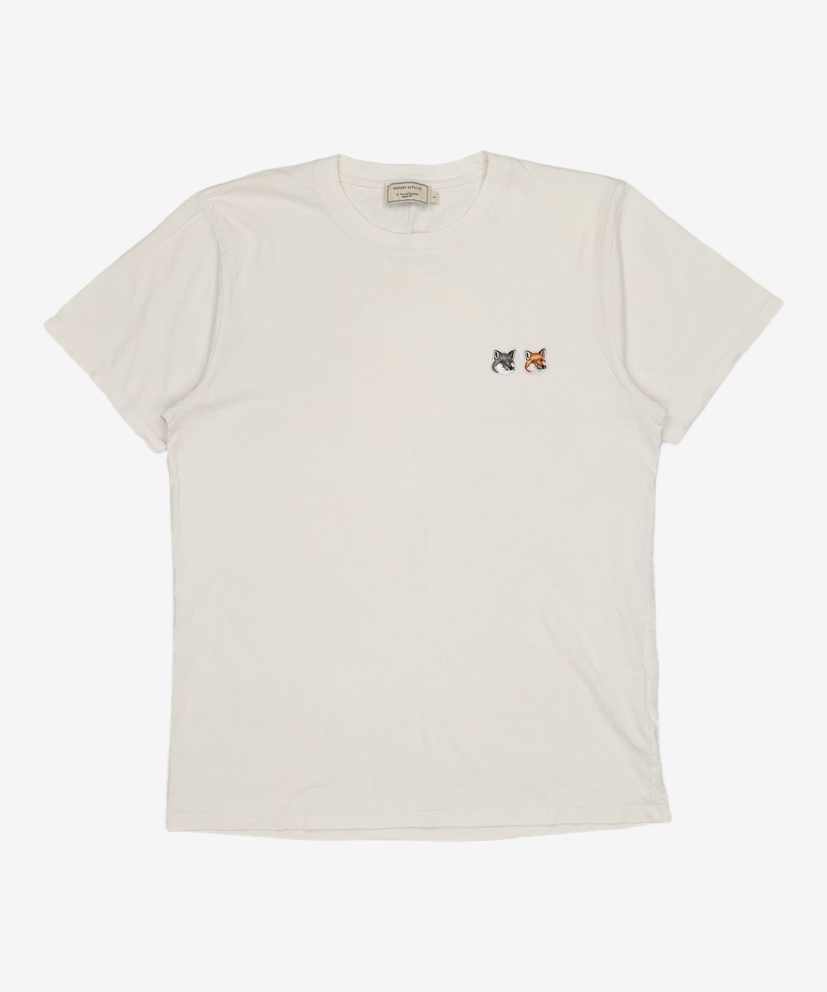 메종 키츠네(MAISON KITSUNE) 22SS 폭스 헤드 티셔츠 BU00103KJ0008 L