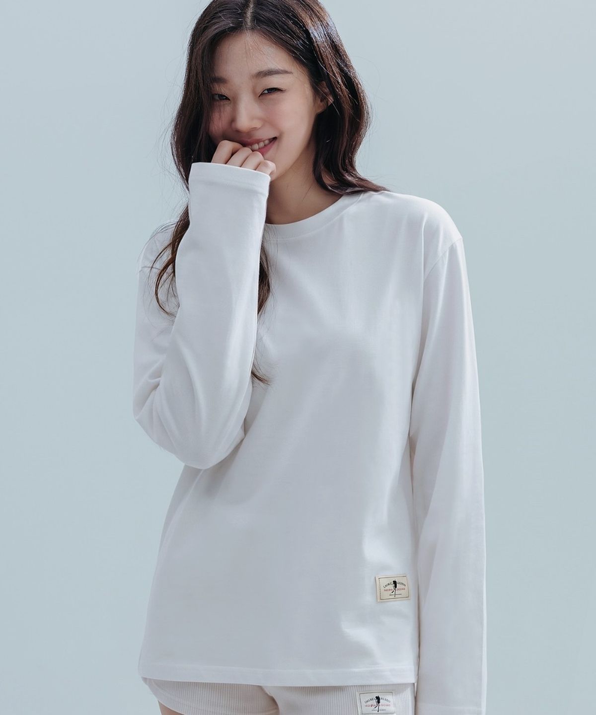 앤하츠(ANNEHEARTS) Essential Cotton Tee_IVORY