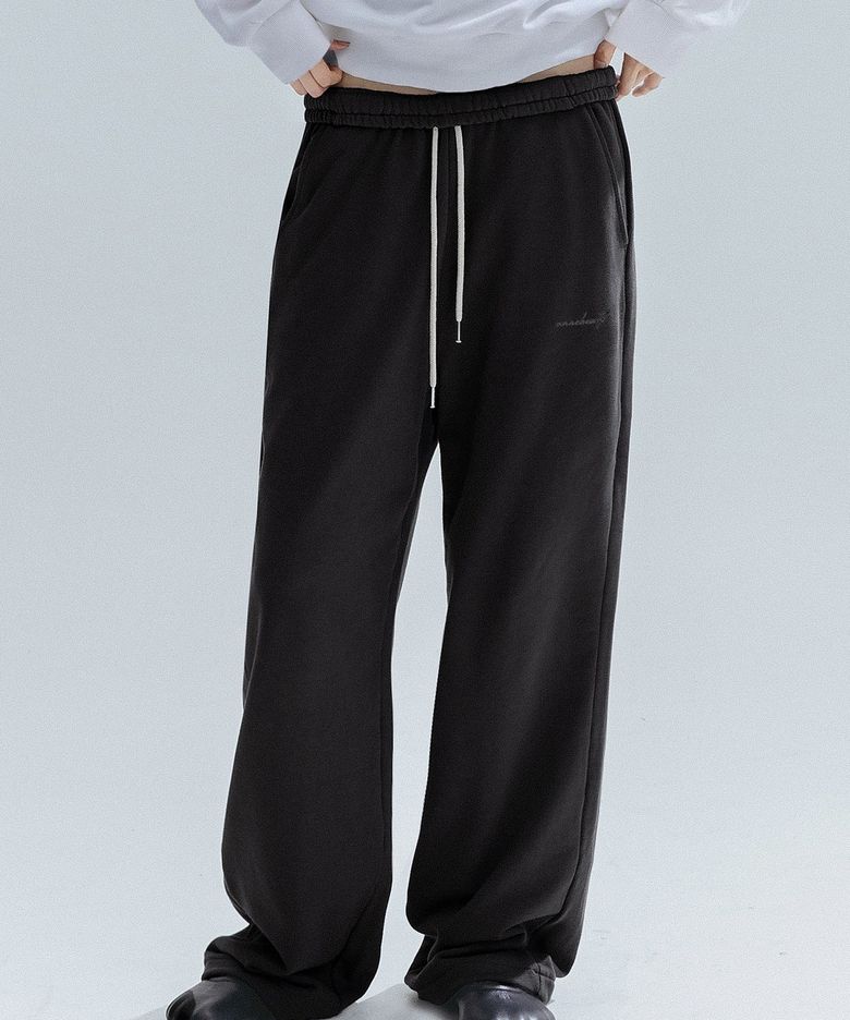 Wide String 2WAYS Sweatpants_BLACK