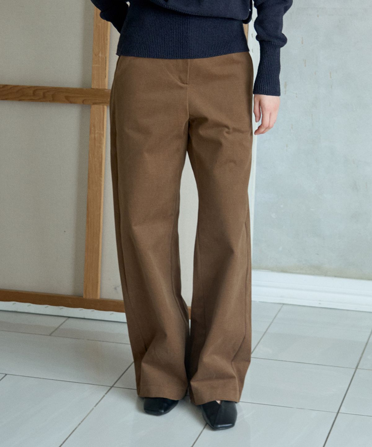 위에버(WEEVER) Sove pants Camel