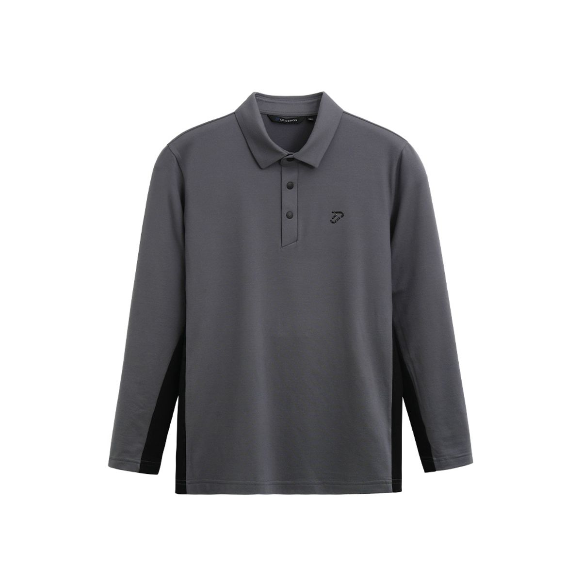 이안 폴터 디자인(IAN POULTER DESIGN) [IJP DESIGN] 이안폴터디자인 남성 사이드 배색 에리 티셔츠 - IPM6WTS2670 GY