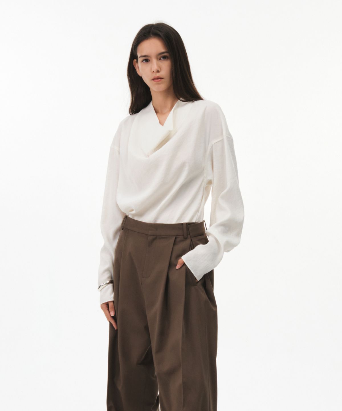 그로브(GROVE) JUDIS BLOUSE (IVORY)