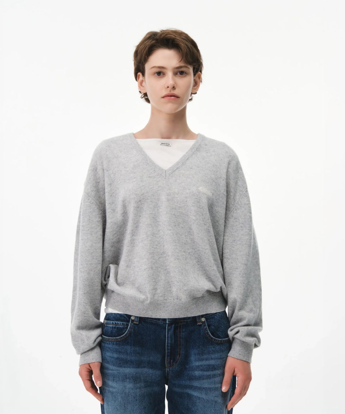 그로브(GROVE) CORE L/S T-SHIRT (WHITE)
