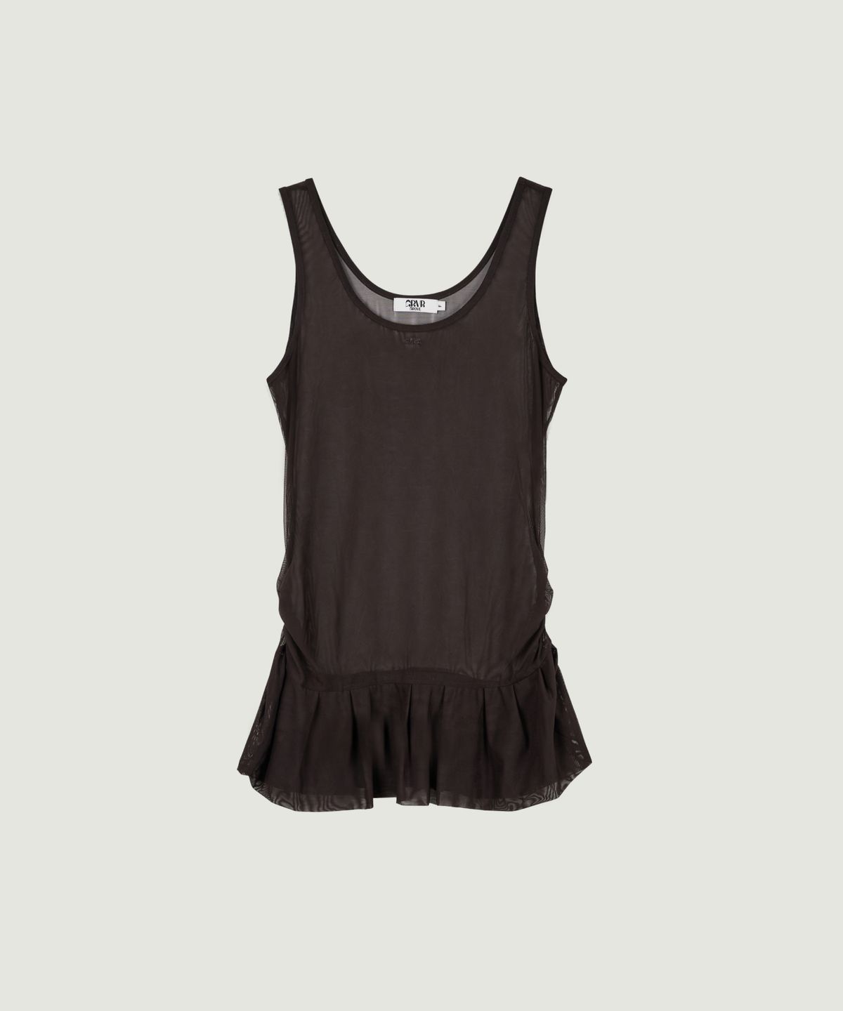 그로브(GROVE) LIZZY SLEEVELESS TOP (BROWN)