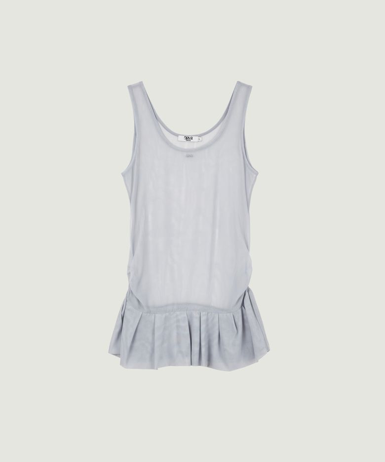 LIZZY SLEEVELESS TOP (GRAY)