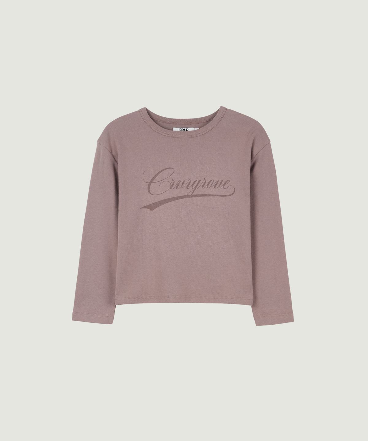그로브(GROVE) LOUNA 3/4 T-SHIRT (MOCHA)