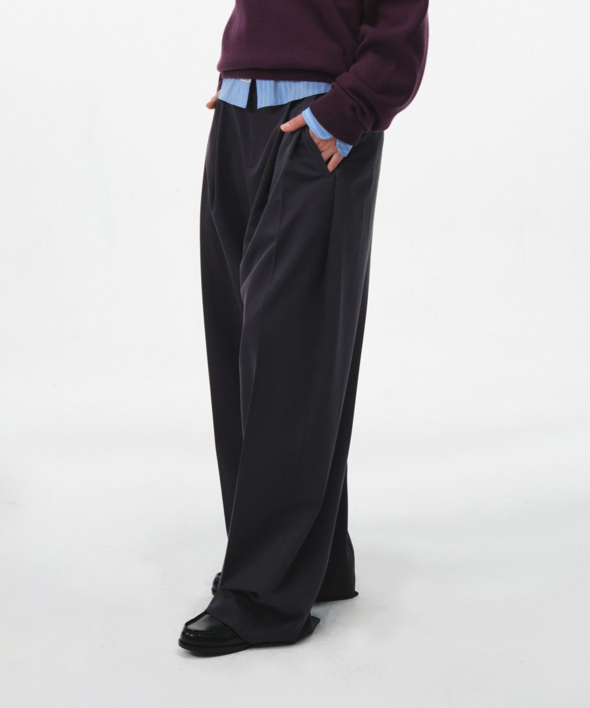 그로브(GROVE) BENET PANTS (CHARCOAL)
