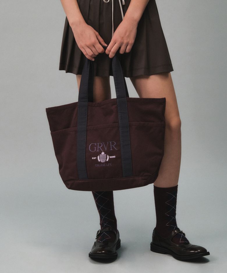 26FW GRVR COLLEGE BAG (PLUM)
