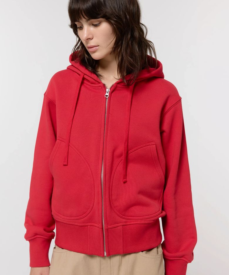 HERITAGE BOXER HOODIE / RED