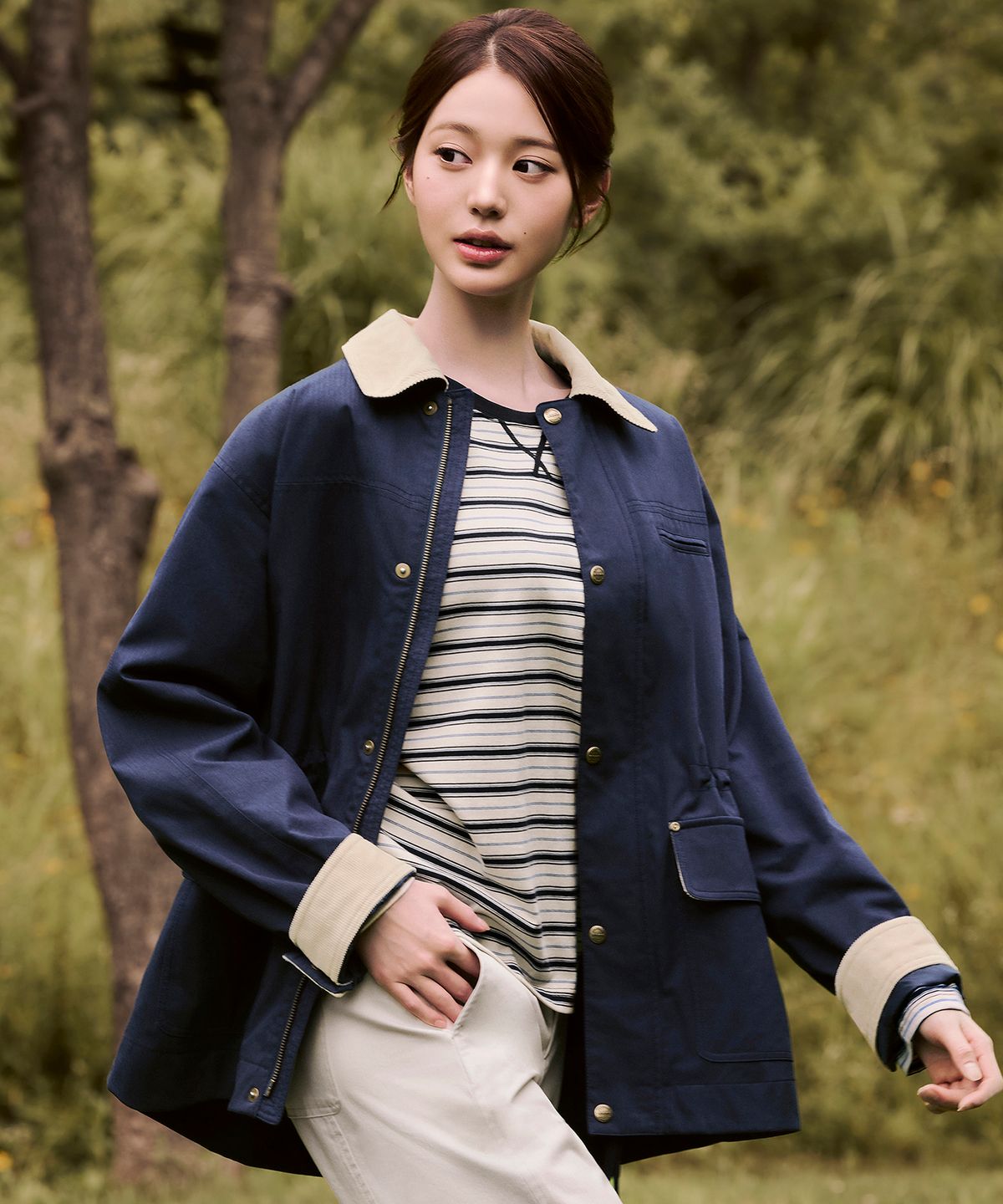 아이더(EIDER) COCO (코코) 여성 워크 자켓_Dark Navy