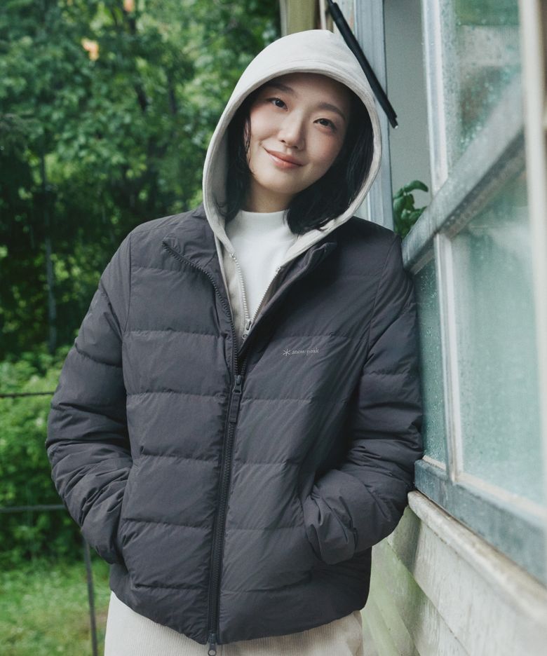 경량 타슬란 여성 스탠드넥 경량 다운 자켓 (S26WWLDJ41) Chocolate Khaki