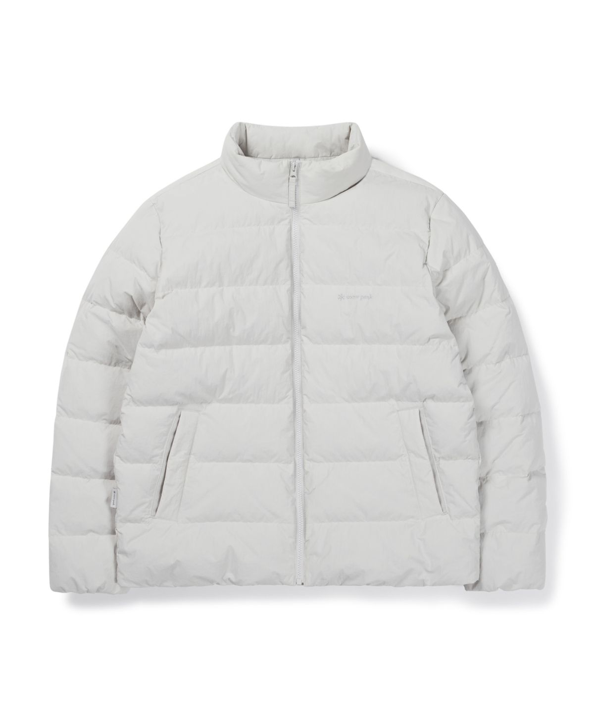 스노우피크 어패럴(SNOWPEAK APPAREL) 경량 타슬란 스탠드넥 경량 다운 자켓 (S26WMLDJ40) Stone Gray