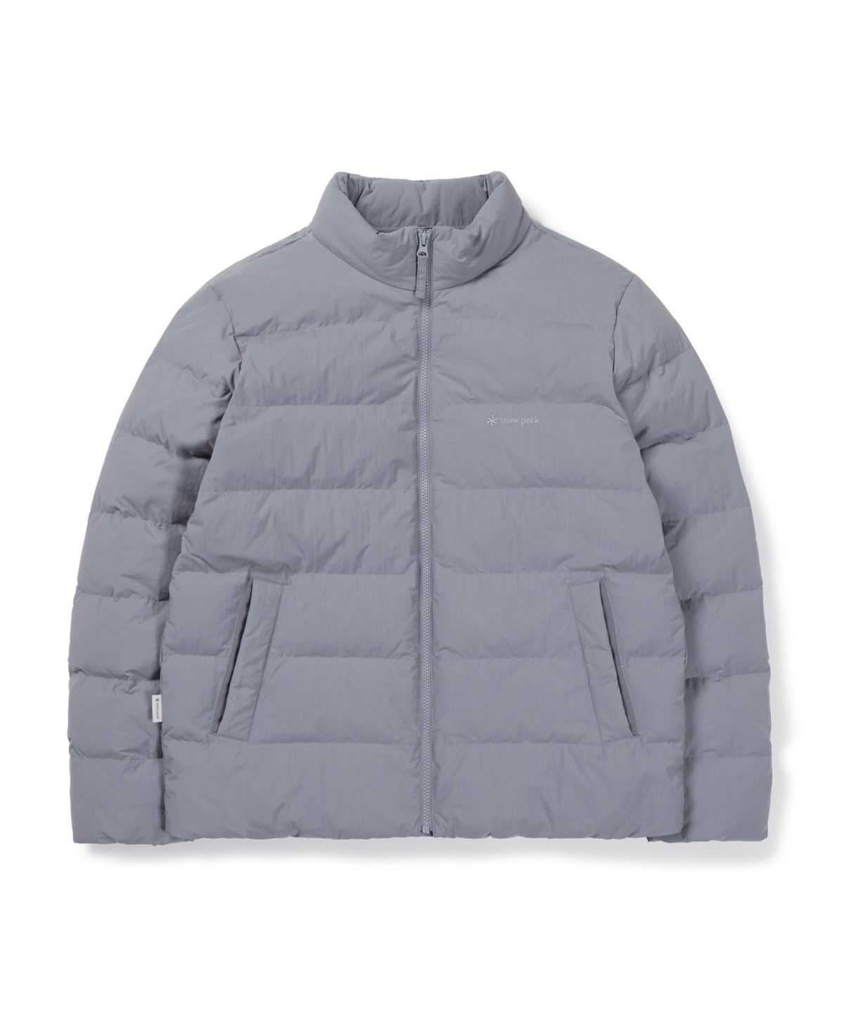 스노우피크 어패럴(SNOWPEAK APPAREL) 경량 타슬란 스탠드넥 경량 다운 자켓 (S26WMLDJ40) Gray