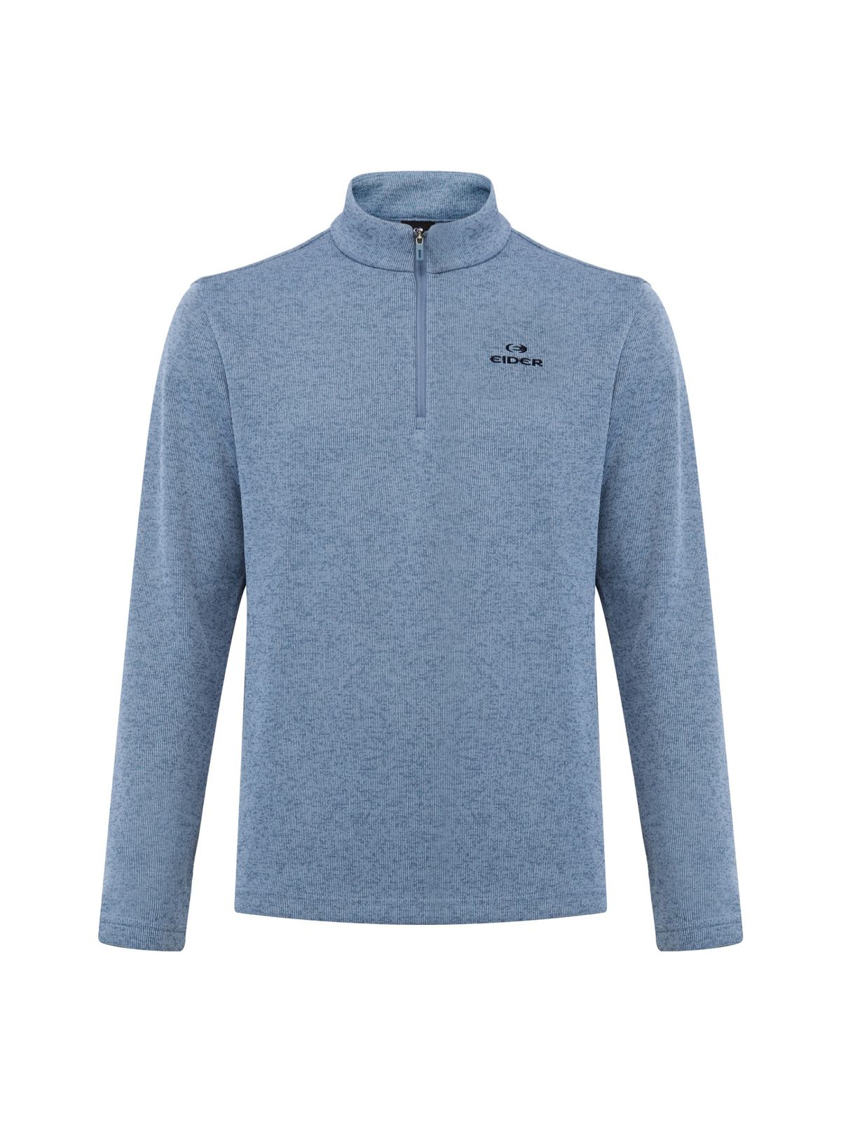 아이더(EIDER) POP 남성 니트라이크 짚업 티셔츠_Grayish BLUE