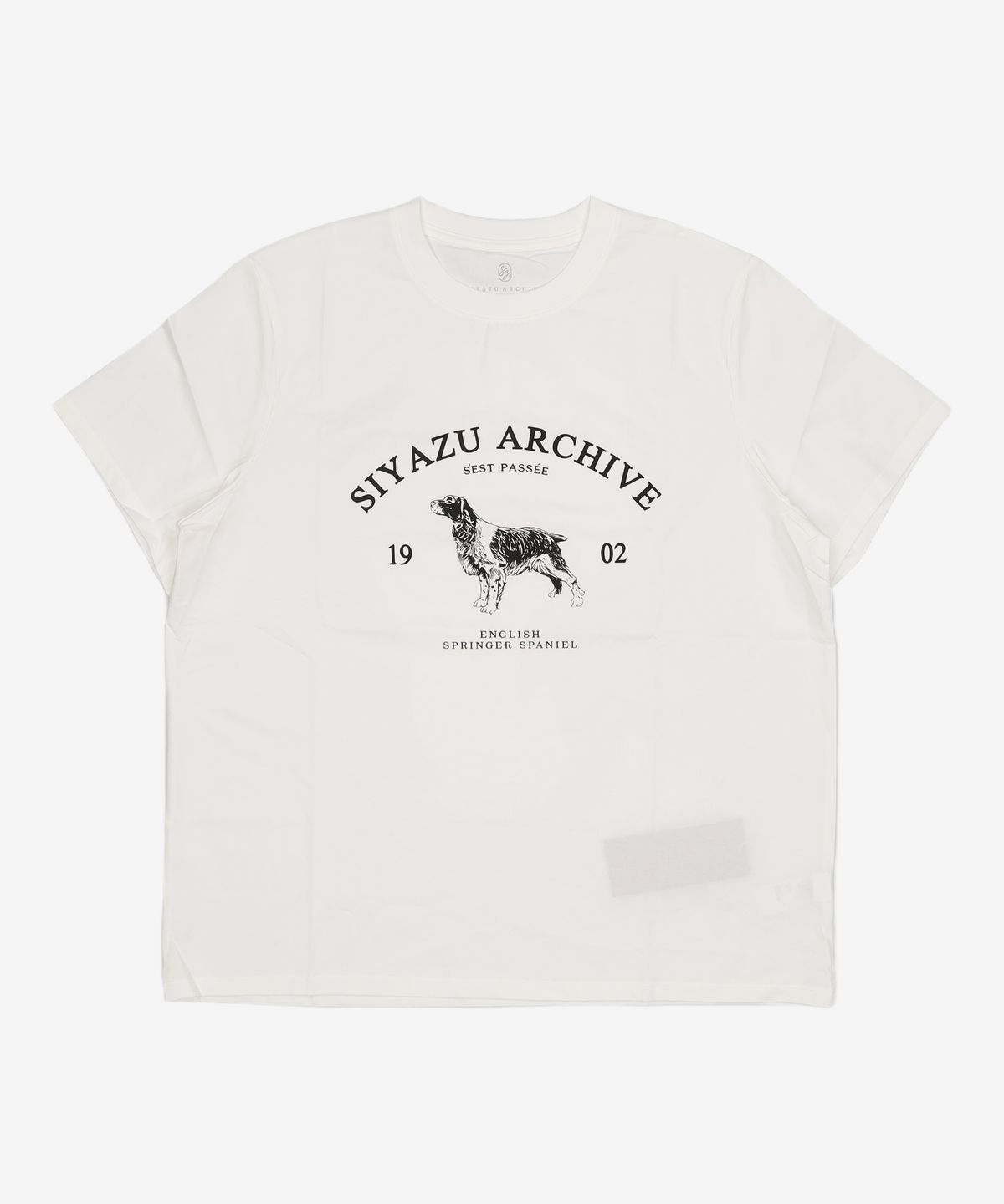 시야쥬(SIYAZU) SITP5191 아카이브 하운드 프린팅 반팔티_Ivory ONE