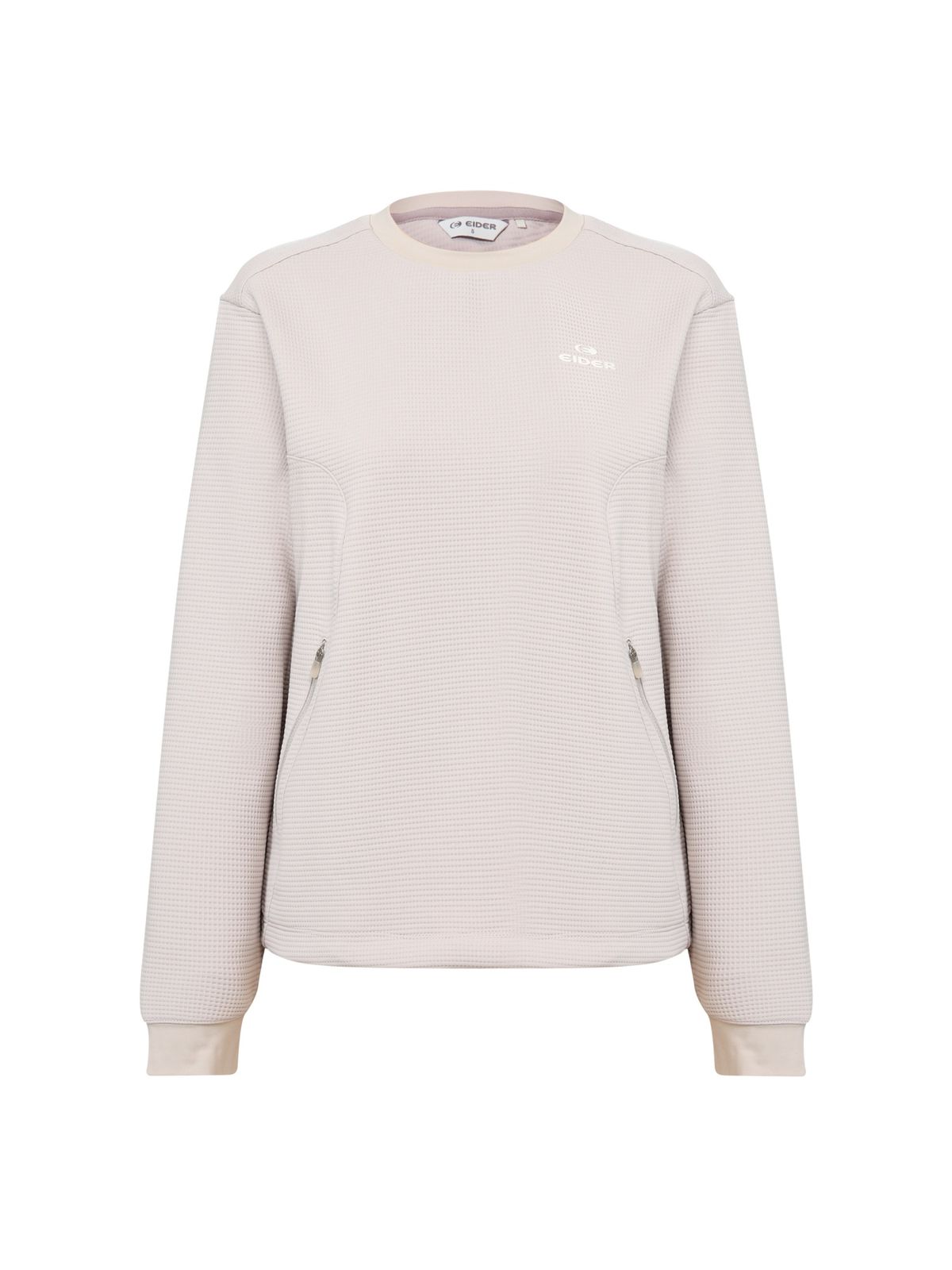 아이더(EIDER) WAFLUX (와플럭스) 여성 라운드 티셔츠_Light Beige