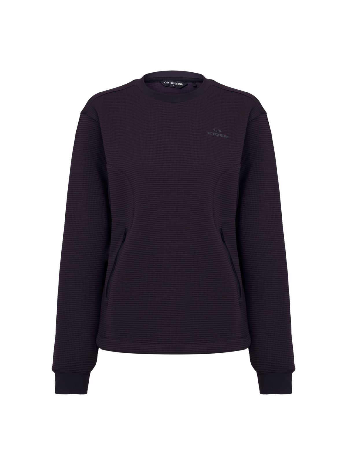 아이더(EIDER) WAFLUX (와플럭스) 여성 라운드 티셔츠_Dark Violet